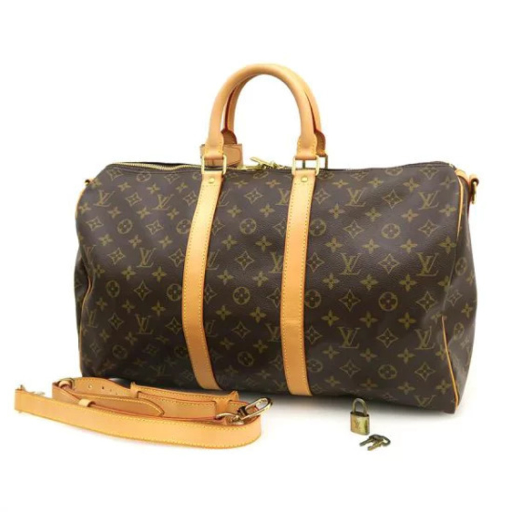 Louis Vuitton Monogram Bag Strap Port Brown